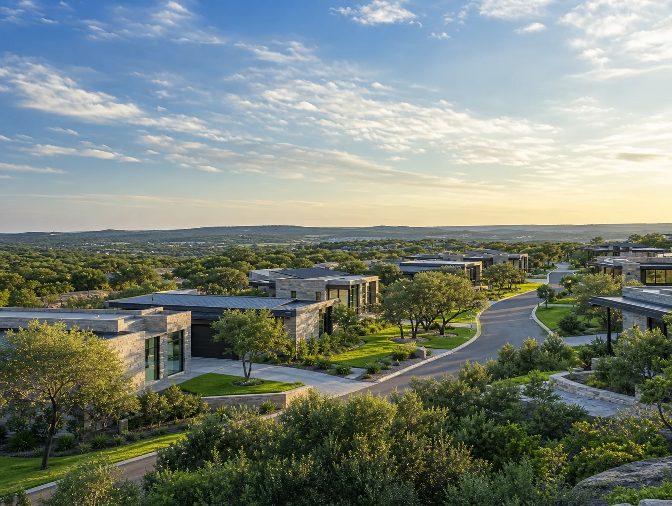 Scenic residential community in Laguna Niguel, California