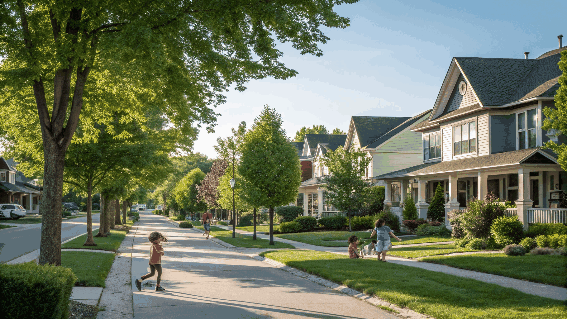Villa Park, California residential neighborhood landscape
